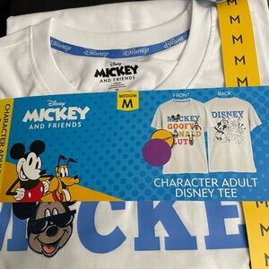 Disney Mickey and Friends White adult shirt